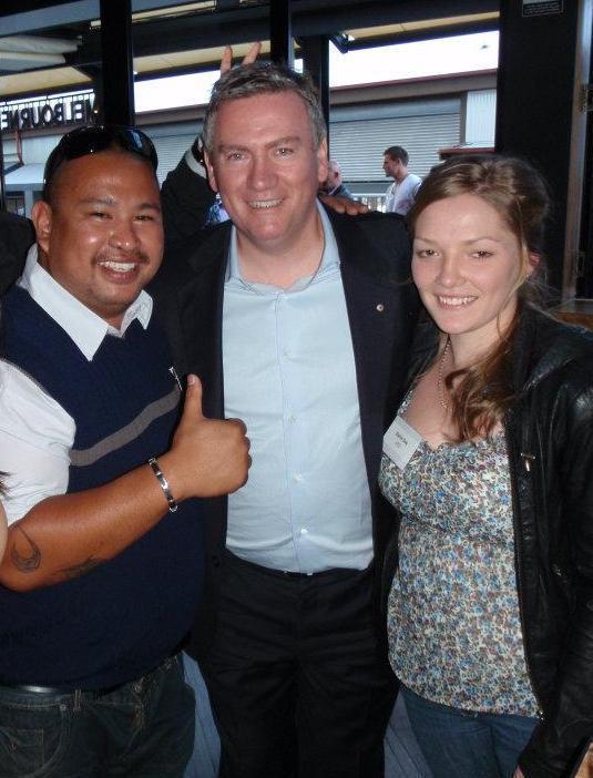 Christian Ganaban with Eddie